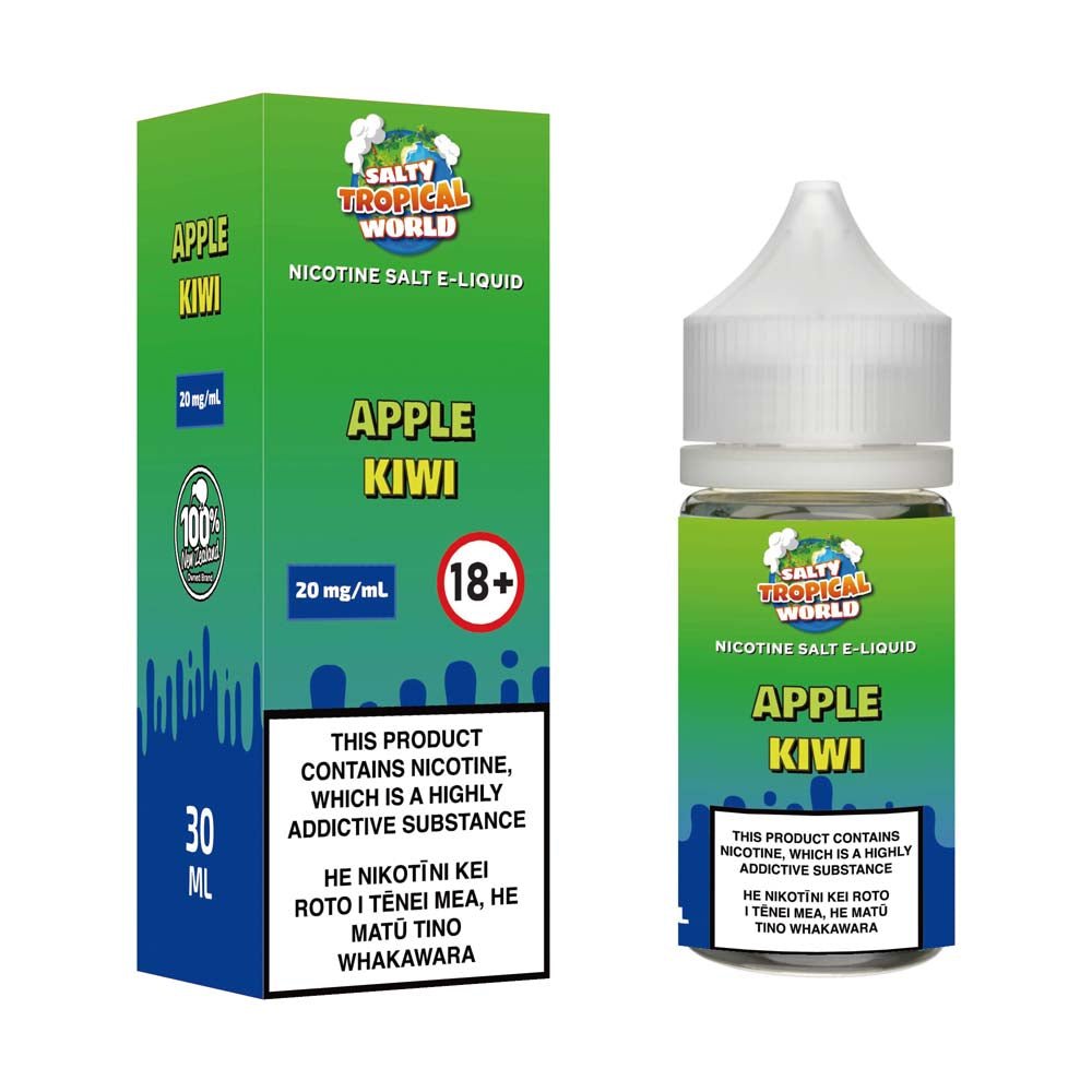 Apple Kiwi Nicotine Salt E-liquid | Shosha Vape NZ