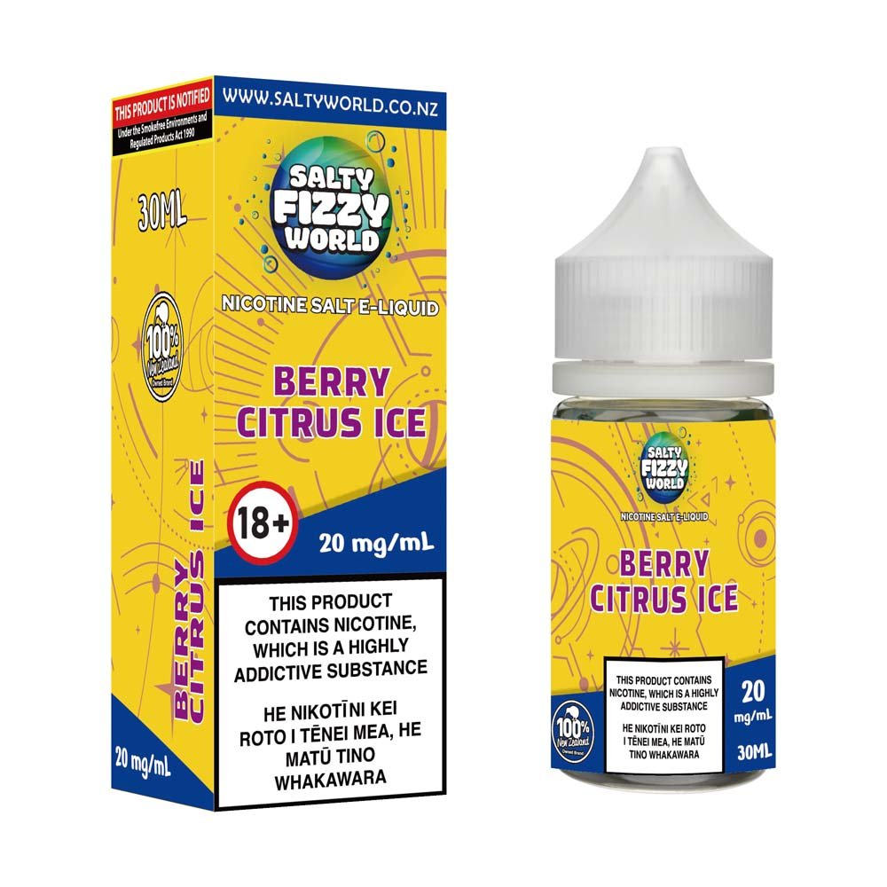 Berry Citrus Ice Nicotine Salt E-liquid | Shosha Vape NZ