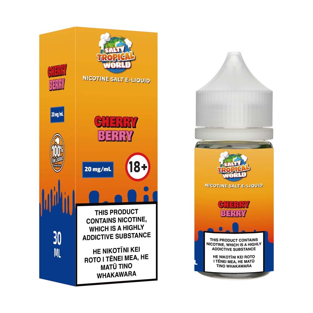 Cherry Berry Nicotine Salt E-liquid | Shosha Vape NZ