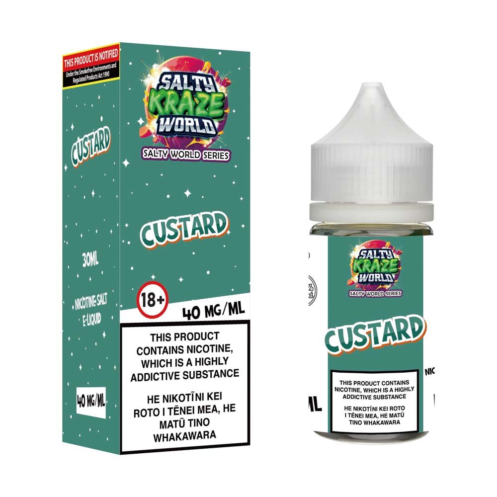 Custard Nicotine Salt E-liquid | Shosha Vape NZ