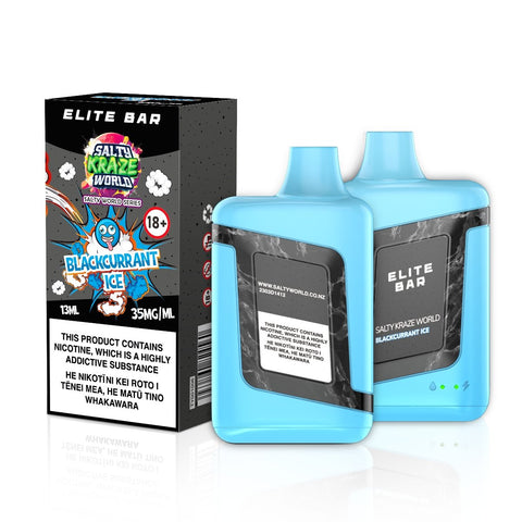 Elite Bar Blackcurrant Ice Disposable Vape | Shosha Vape NZ