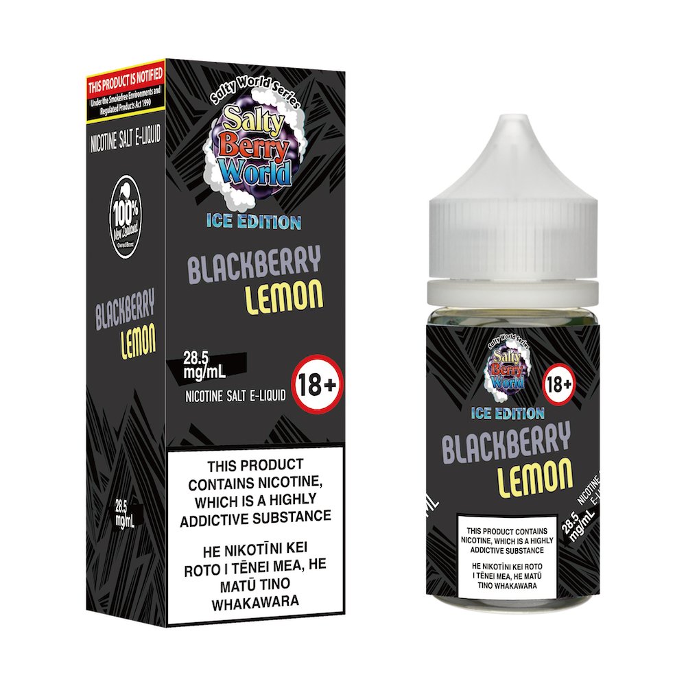 [Ice Edition] Blackberry Lemon Nicotine Salt E-liquid | Shosha Vape NZ