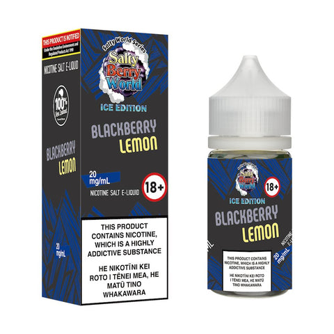 [Ice Edition] Blackberry Lemon Nicotine Salt E-liquid | Shosha Vape NZ