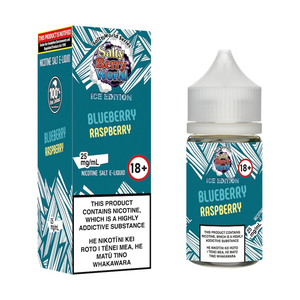 [Ice Edition] Blueberry Raspberry Ice Nicotine Salt E-liquid | Shosha Vape NZ