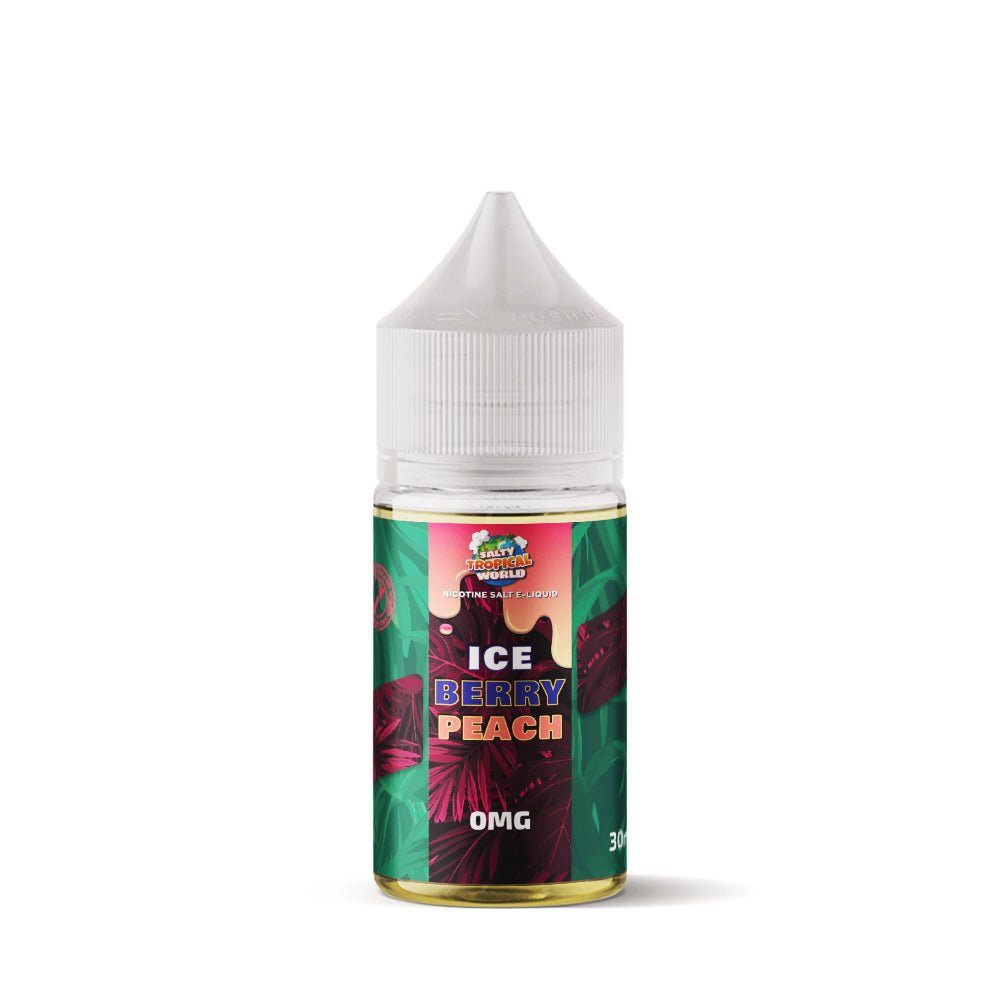 Iced Berry Peach Nicotine Salt E-Liquid | Shosha Vape NZ