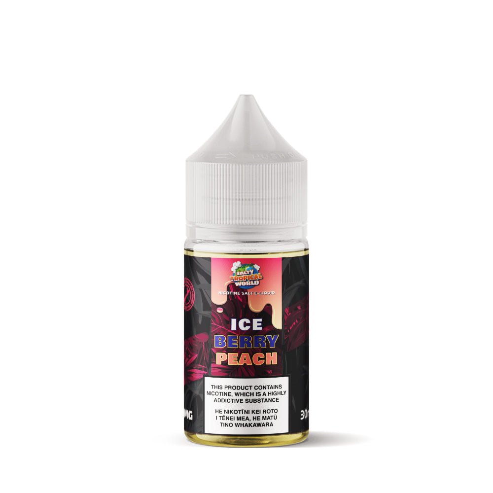 Iced Berry Peach Nicotine Salt E-Liquid | Shosha Vape NZ