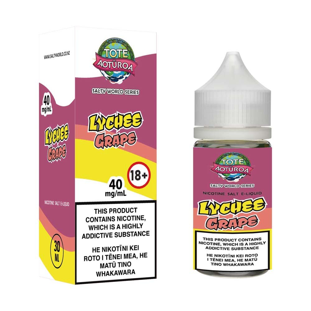 Lychee Grape Nicotine Salt E-liquid | Shosha Vape NZ