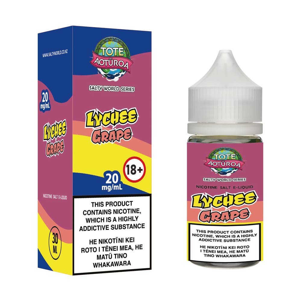 Lychee Grape Nicotine Salt E-liquid | Shosha Vape NZ