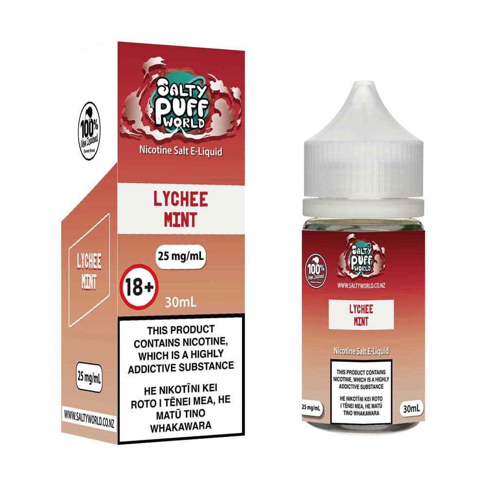 Lychee Mint Nicotine Salt E-Liquid | Shosha Vape NZ