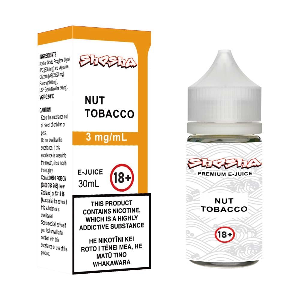 Nut Tobacco E-Liquid | Shosha Vape NZ