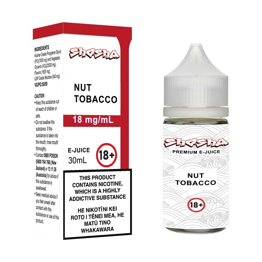Nut Tobacco E-Liquid | Shosha Vape NZ