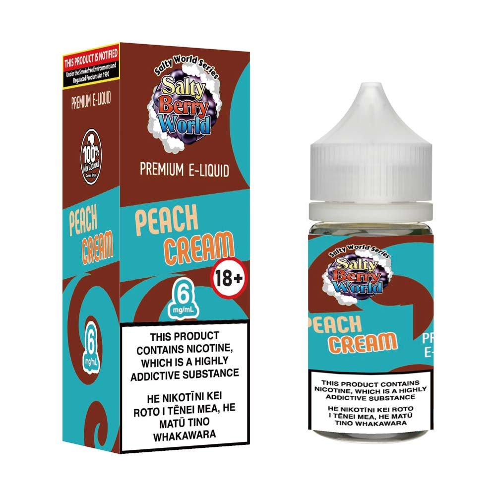 Peach Cream E-liquid | Shosha Vape NZ
