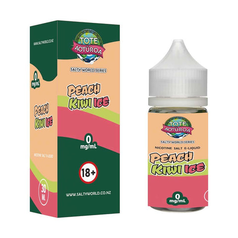 Peach Kiwi Ice Nicotine Salt E-liquid | Shosha Vape NZ