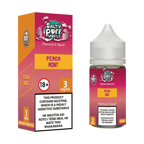 Peach Mint E-liquid | Shosha Vape NZ
