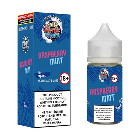 Raspberry Mint Nicotine Salt E-liquid | Shosha Vape NZ