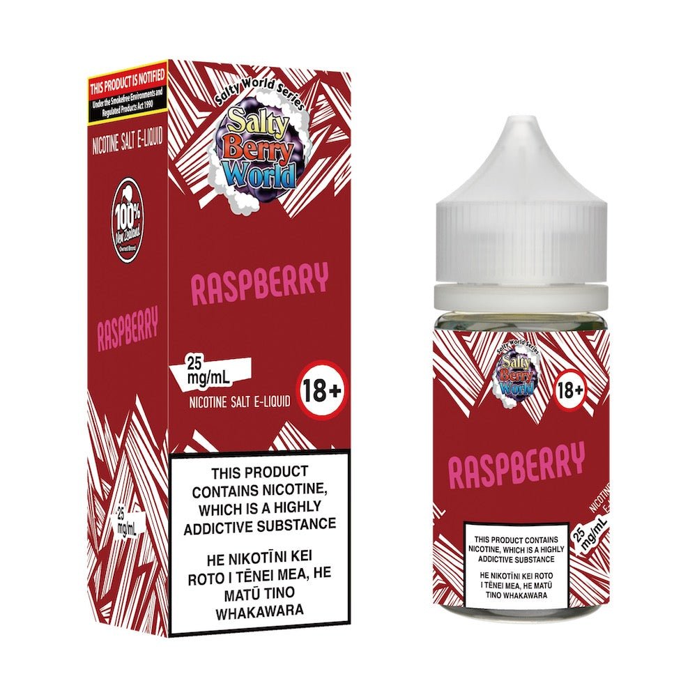 Raspberry Nicotine Salt E-liquid | Shosha Vape NZ