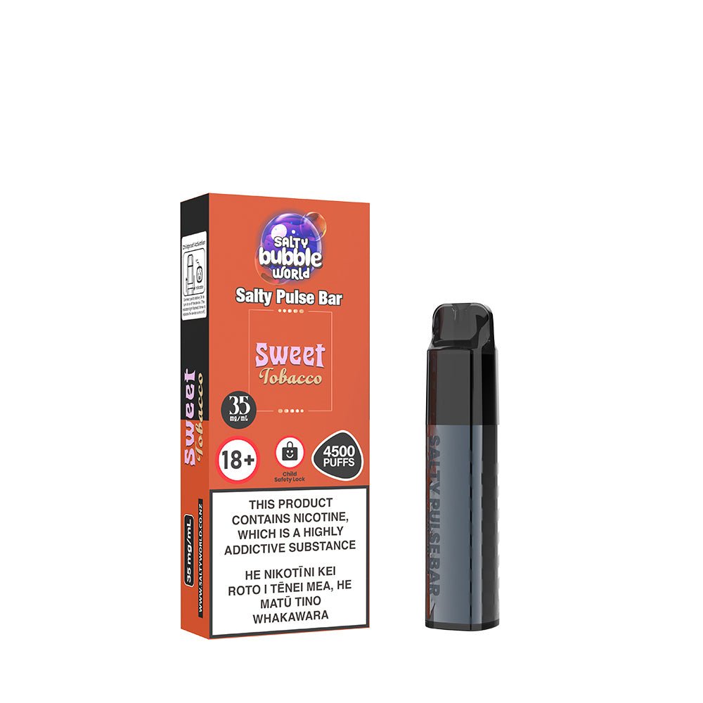Salty Pulse Bar Sweet Tobacco Disposable Vape | Shosha Vape NZ