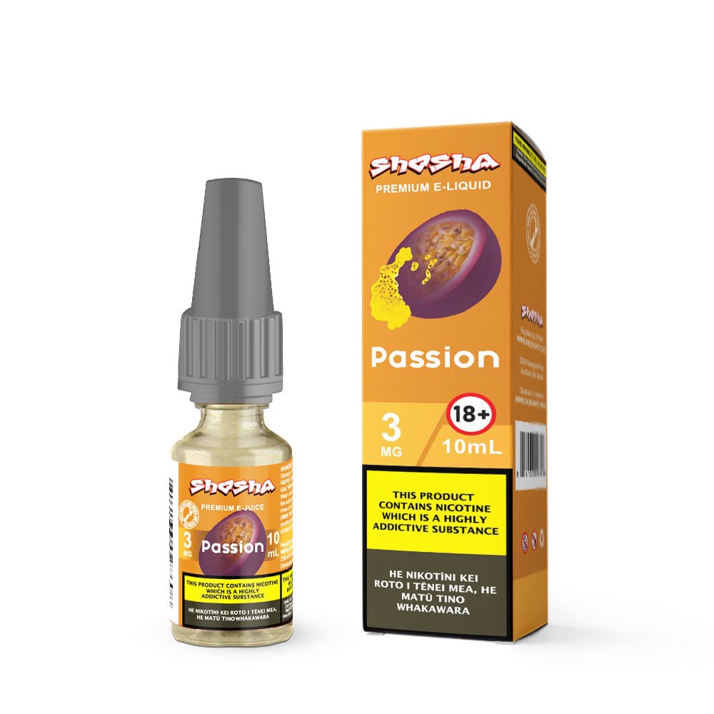 Shosha Passion Fruit E-Liquid | Shosha Vape NZ