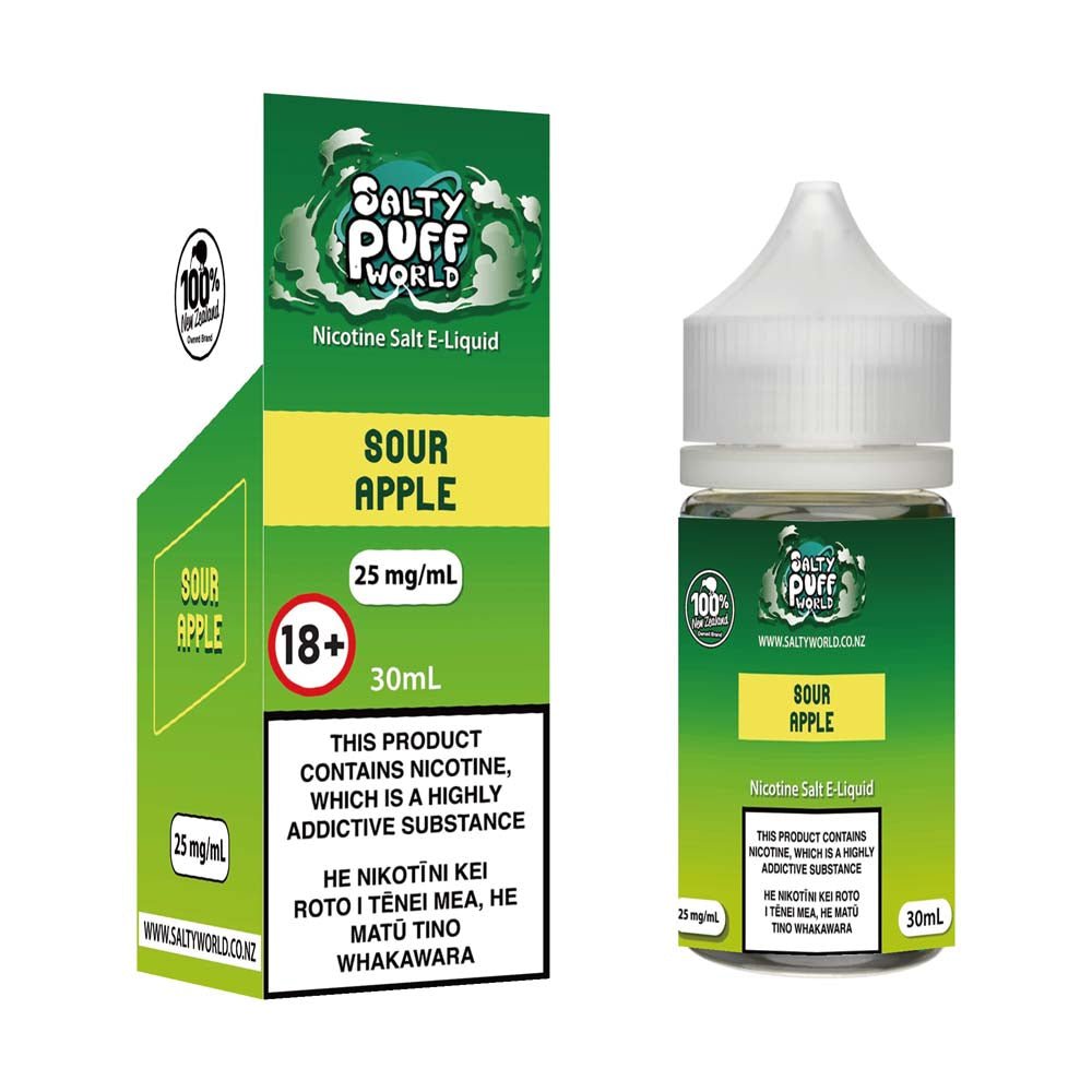 Sour Apple Nicotine Salt E-Liquid | Shosha Vape NZ