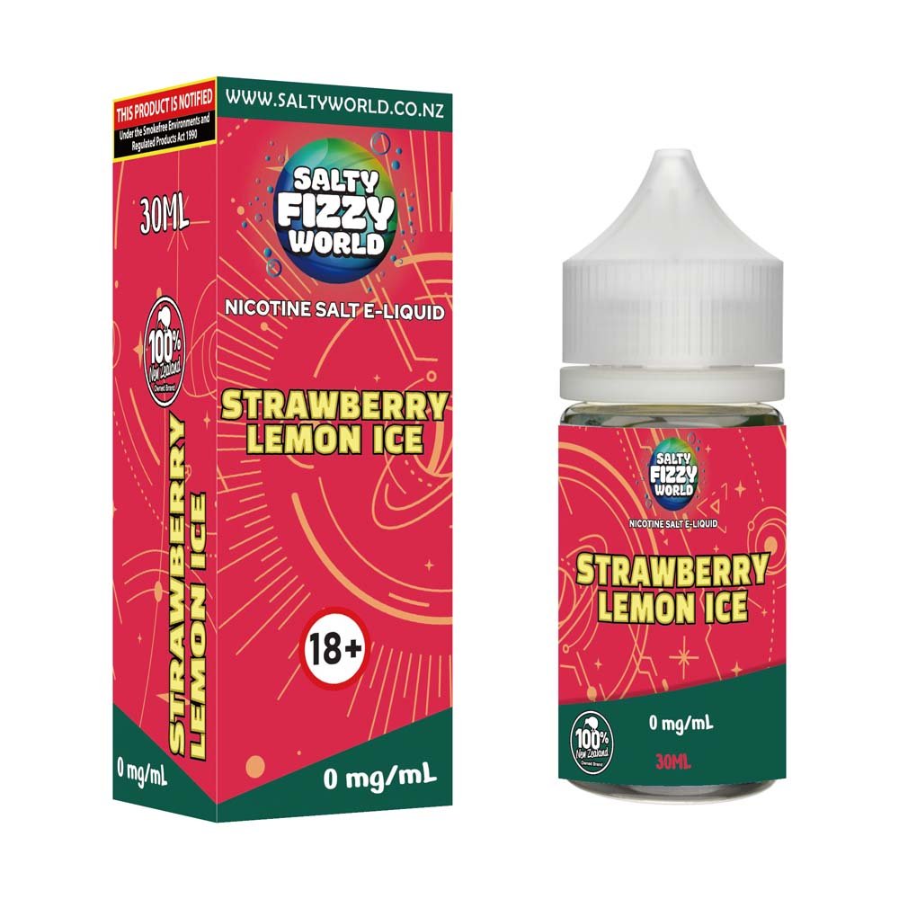 Strawberry Lemon Ice Nicotine Salt E-liquid | Shosha Vape NZ