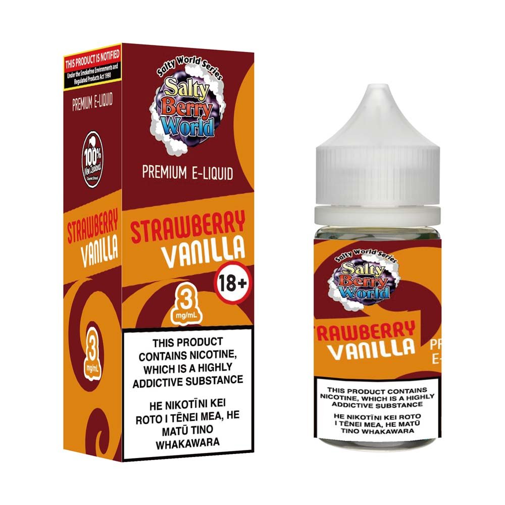 Strawberry Vanilla E-liquid | Shosha Vape NZ