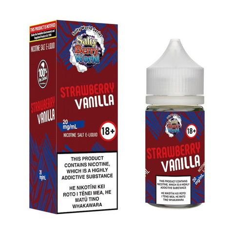 Strawberry Vanilla Nicotine Salt E-liquid | Shosha Vape NZ
