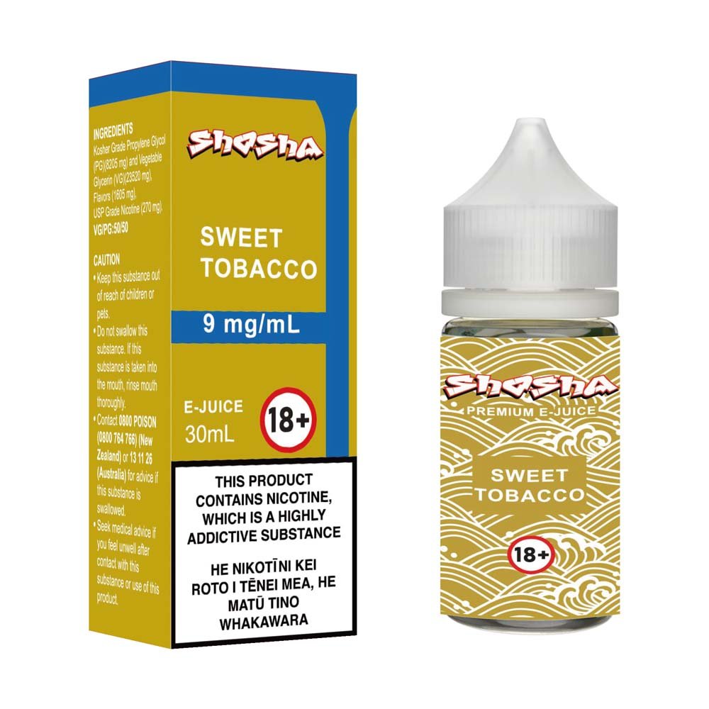 Sweet Tobacco E-Liquid | Shosha Vape NZ